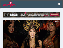 Tablet Screenshot of drumjam.co.uk